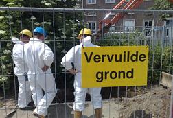 vervuilde grond